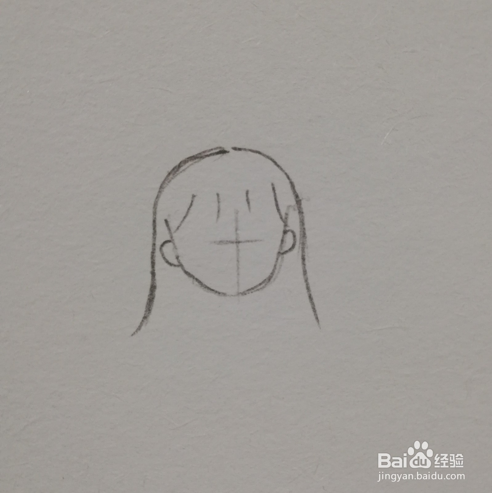 如何画一个简单的头像？