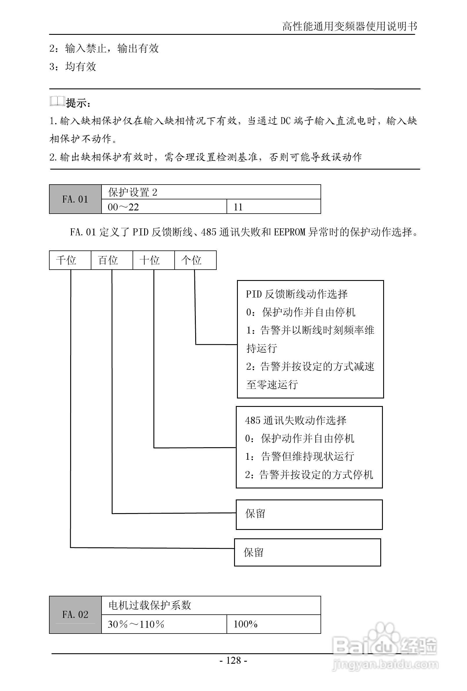 森岛SD680-4T6300高性能通用变频器使用说明书:[14]