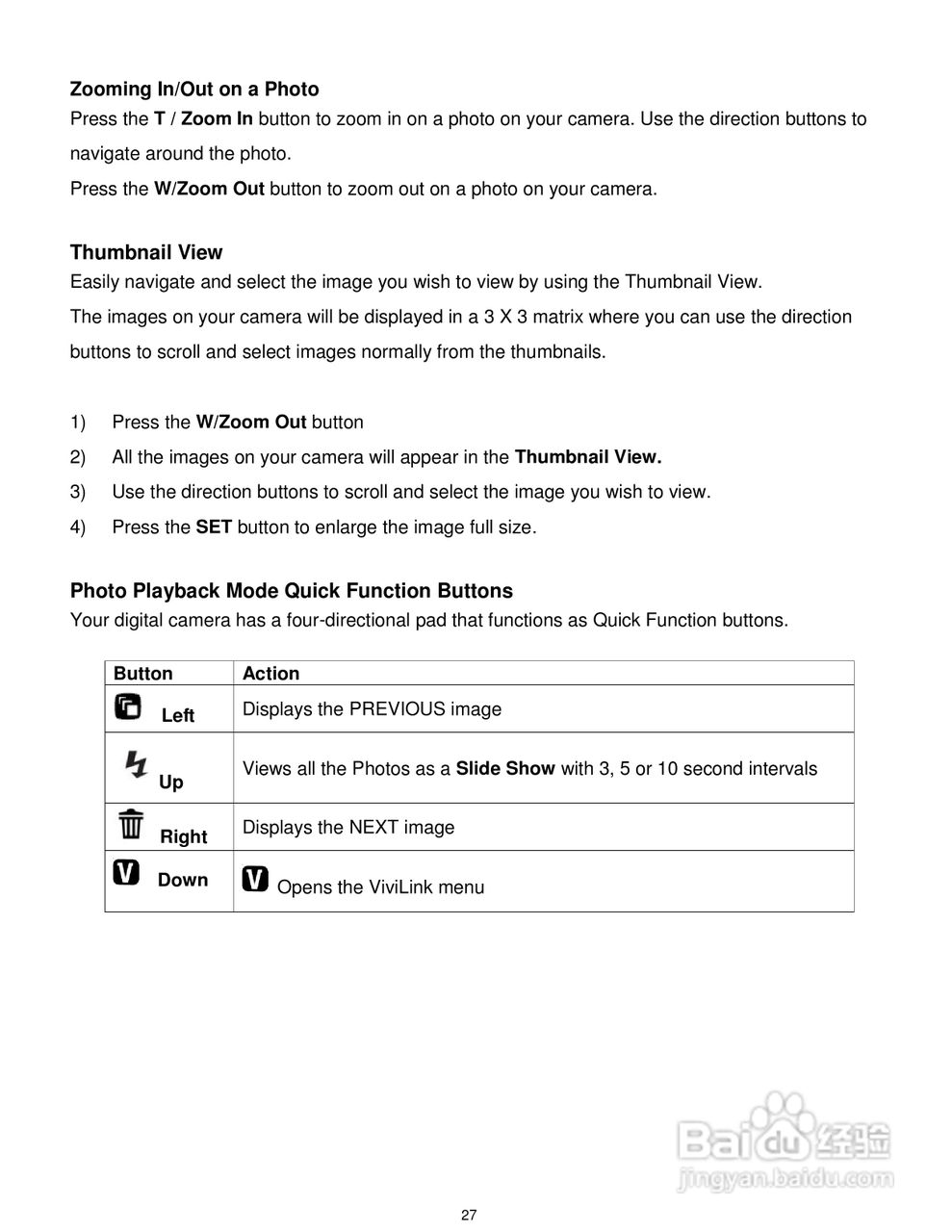 威达ViviCam T532数码相机使用说明书:[3]