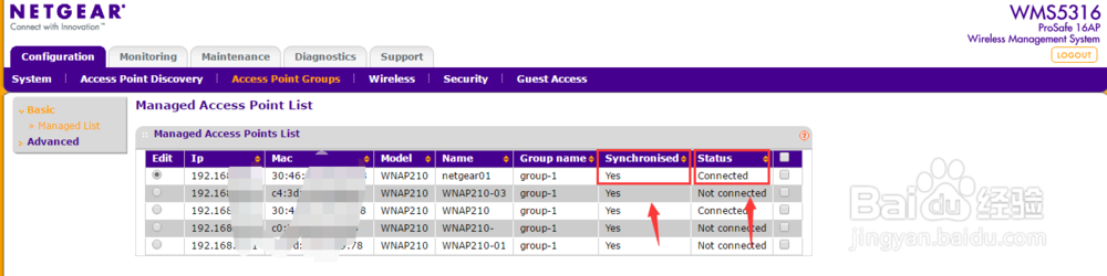 怎么用网件WMS5316来给无线AP分组
