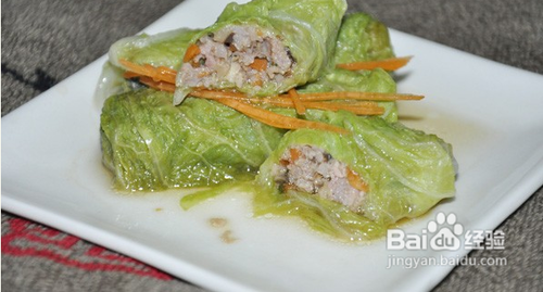 【年夜饭】2013年吉祥年夜饭如意白菜卷的做法