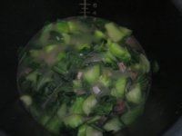 家乡青菜香肠饭的做法