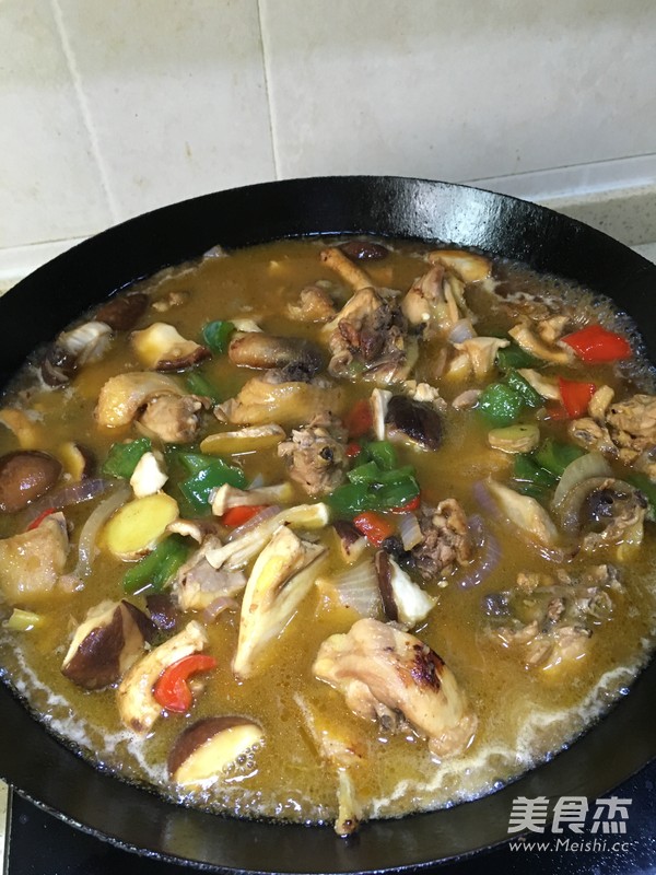 香菇鸡块的做法