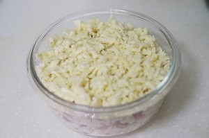 奶油蘑菇培根焗饭