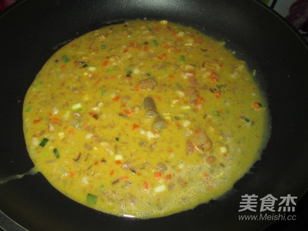 虾仁鸡蛋卷的做法