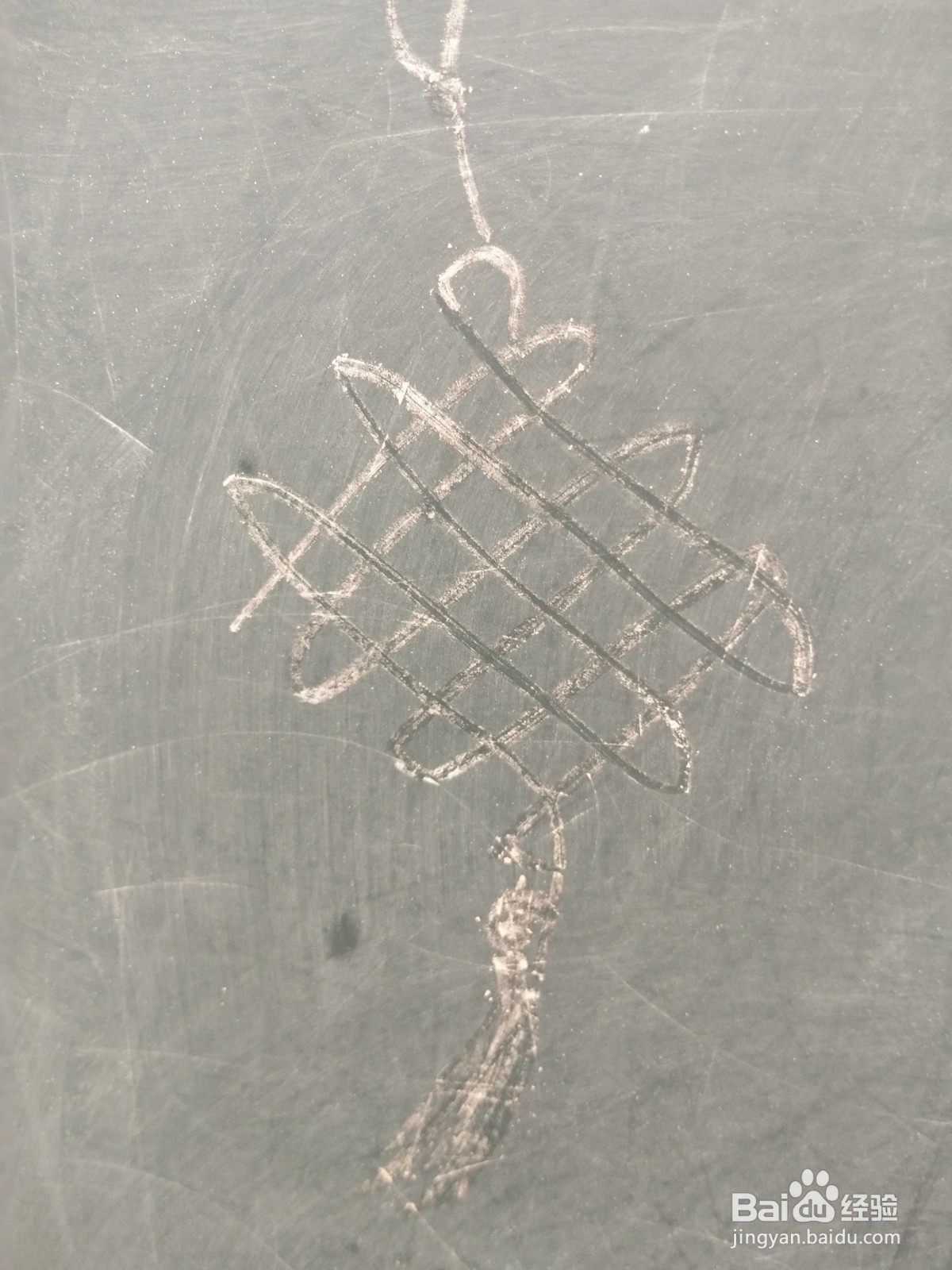 “中国结”的简笔画法