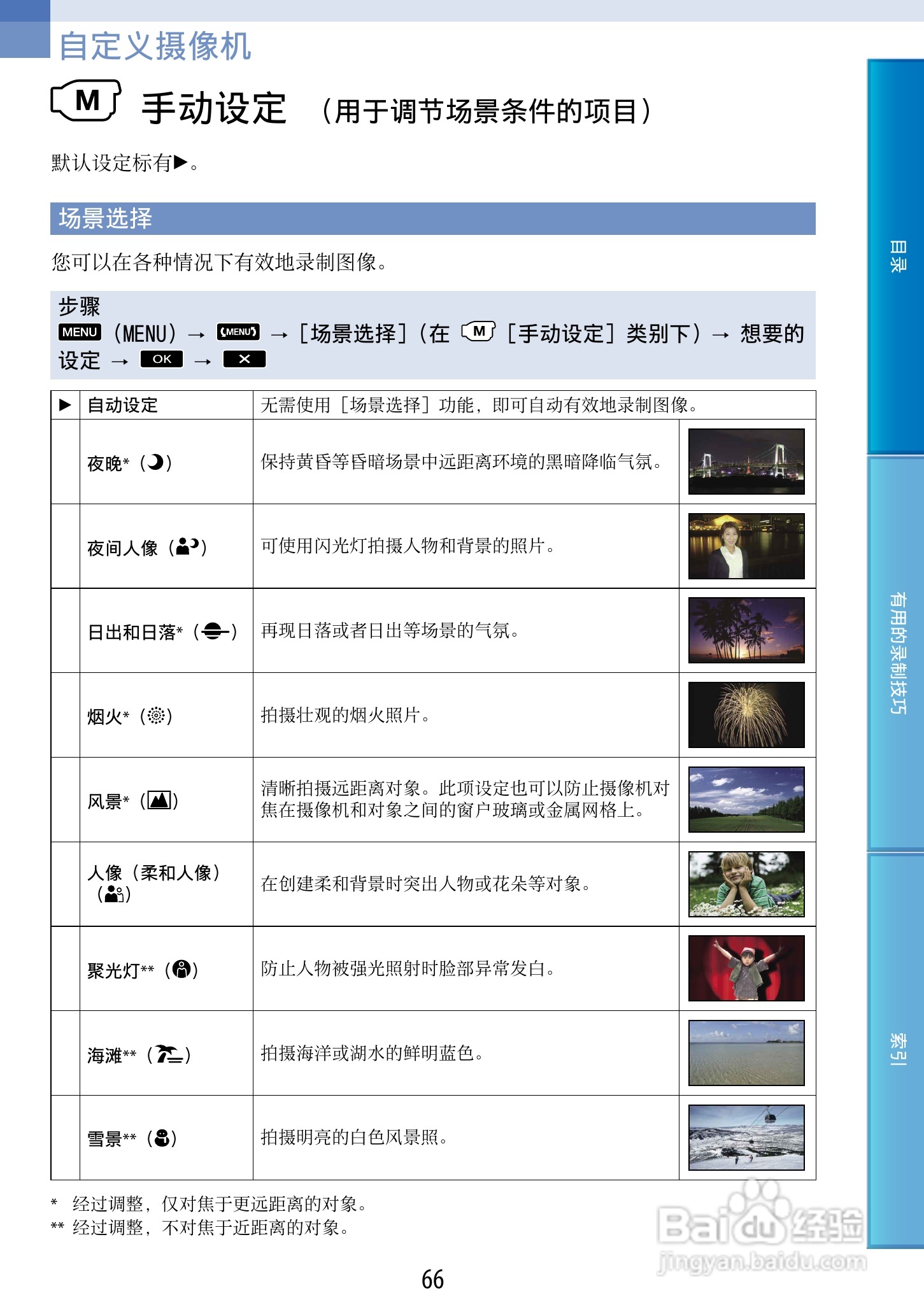 索尼HDR-CX500E 数码摄像机使用说明书:[7]