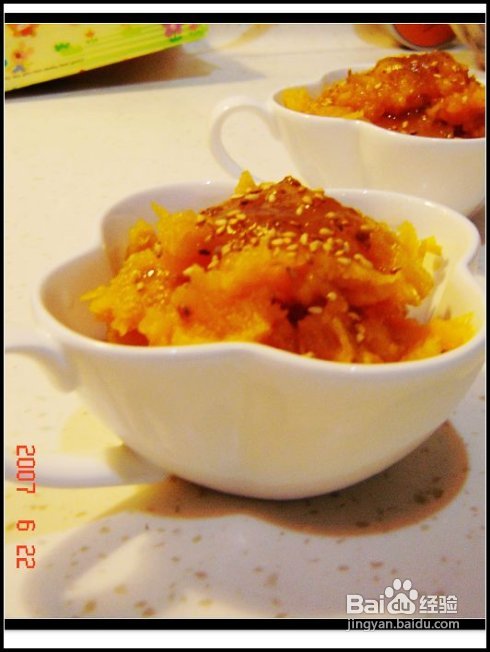 桂花蜂蜜红薯泥