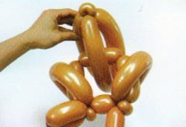 魔法气球造型系列之精品气球小狗