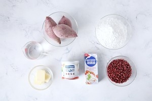 胡胡爱吃的红豆紫薯汤圆