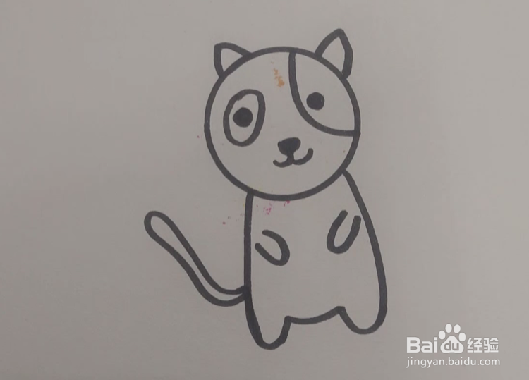 简笔画怎么画猫咪