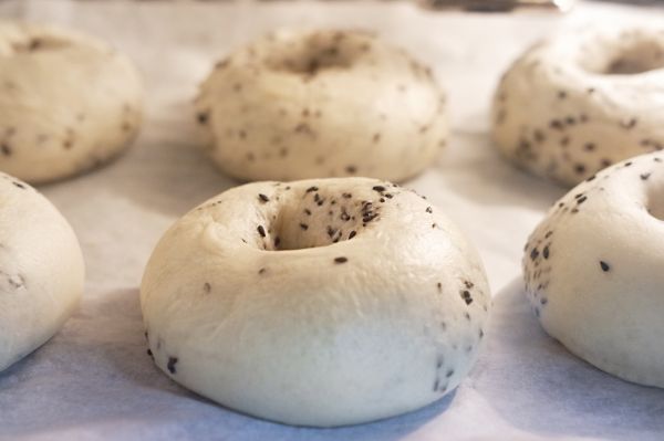 #2018年我学会的一道菜#低卡芝麻贝果