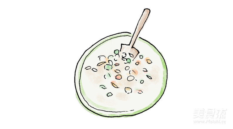 手绘食谱：黄金糯米蛋 把粽子放进鸭子蛋里