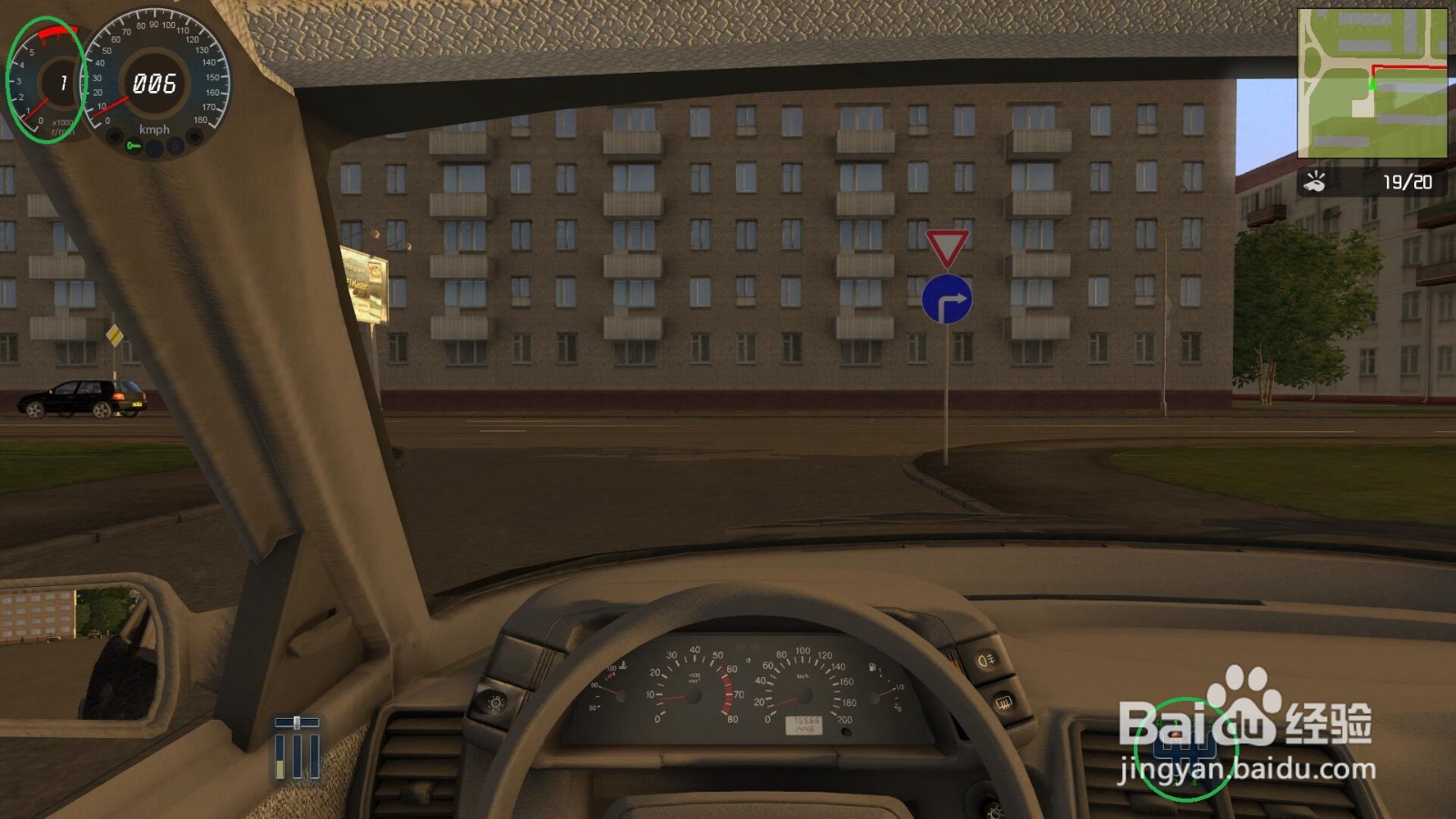 莱仕达方向盘如何设置三维导师驾校场内驾驶键位