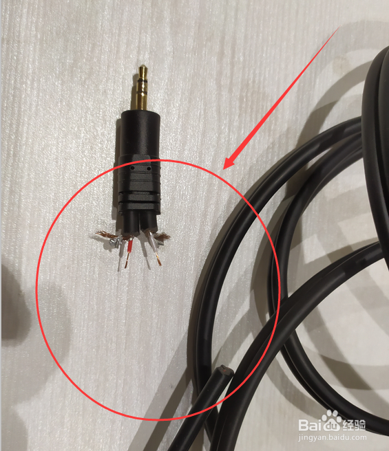 3.5转莲花音频线3.5插头坏怎么修