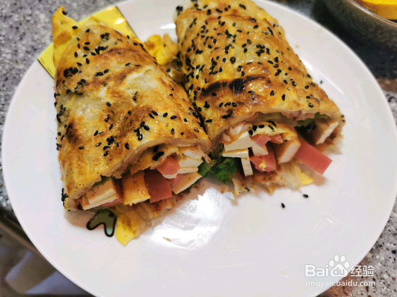 鸡蛋卷手抓饼的做法