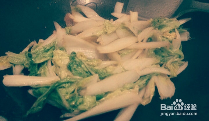 简单地炒白菜