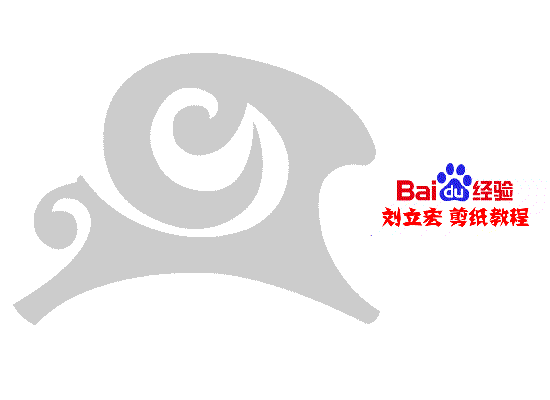 刘立宏剪纸教程 羊年素材 羊年生肖图腾a