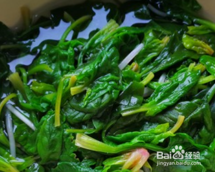 粉丝拌菠菜的攻略