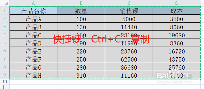 Excel表格复制粘贴为图片的2种方法