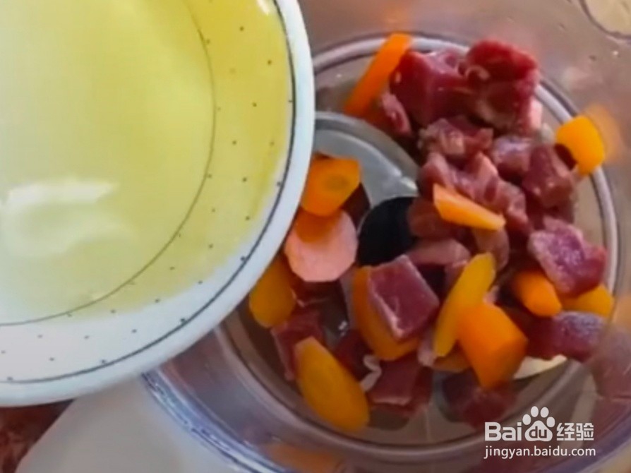 宝宝辅食之牛肉小方