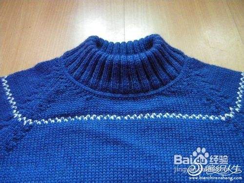手工编织儿童毛衣图解