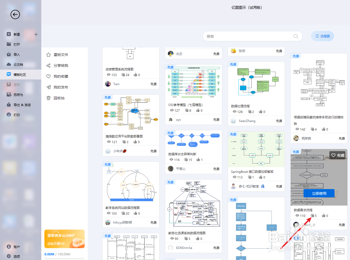 亿图图示怎么绘制一份“数据需求流程”