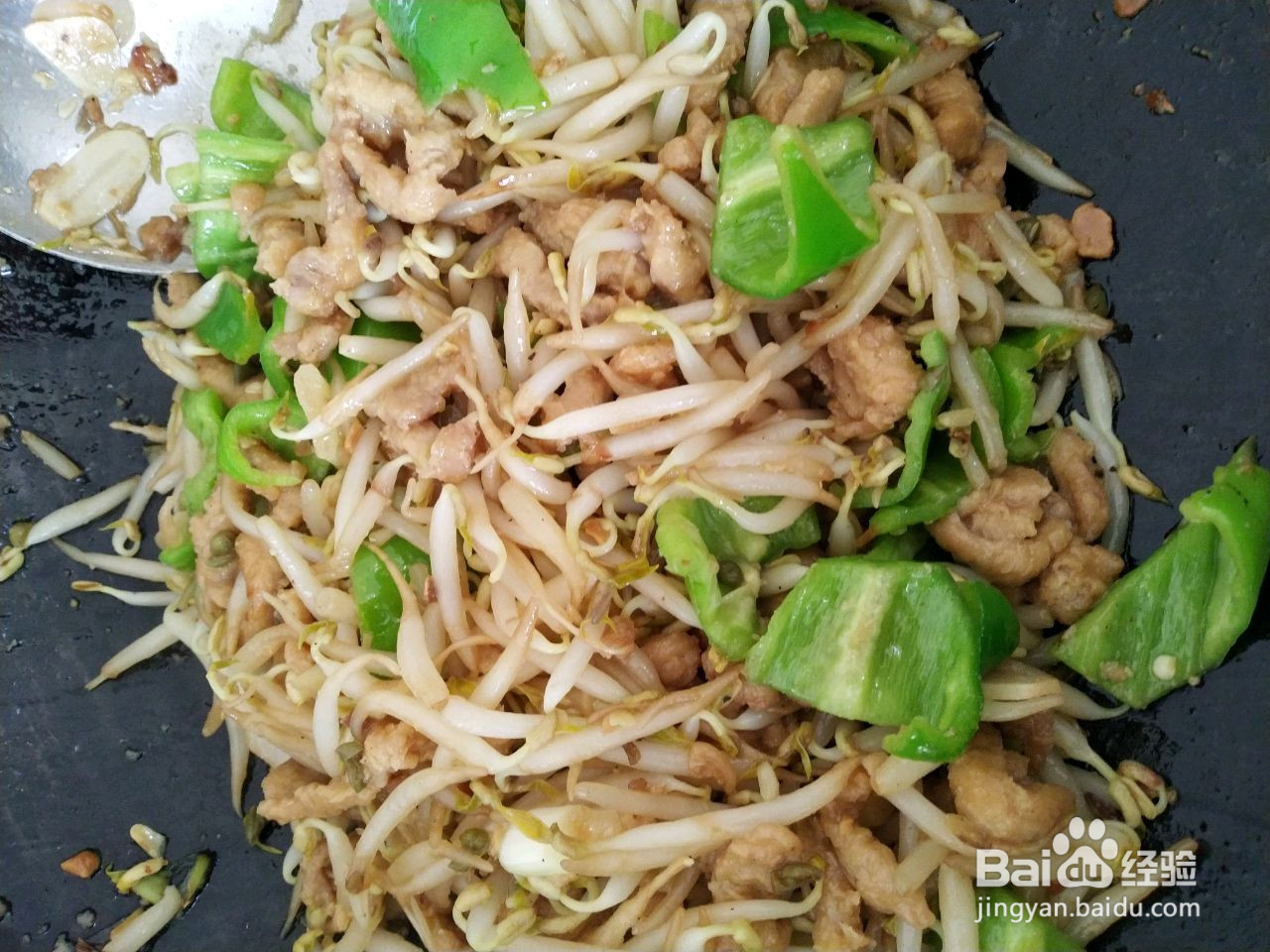 豆芽炒肉丝的做法