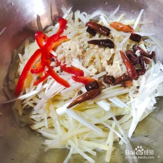 凉拌土豆丝的做法