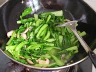 香菇小白菜的做法