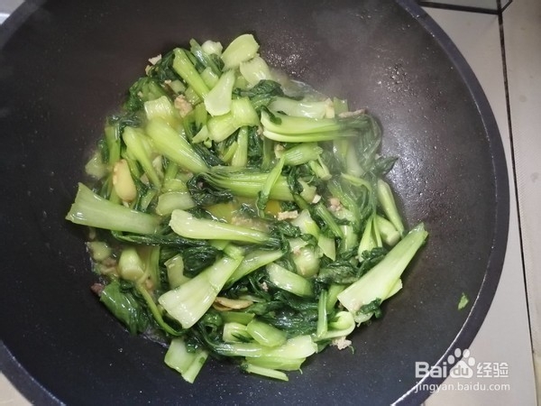 肉沫青菜做法