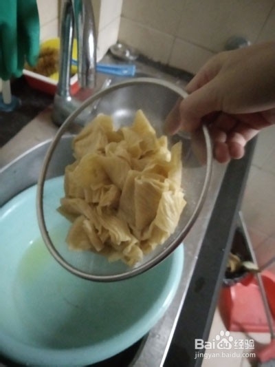 红油凉拌豆皮的做法