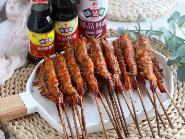 超鲜美低脂孜然烤大虾