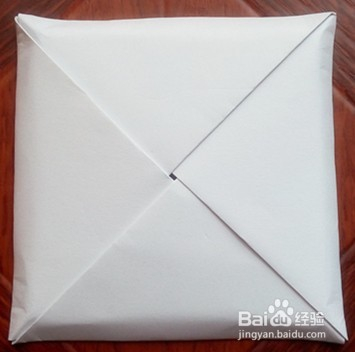 如何折纸 四角 百度经验