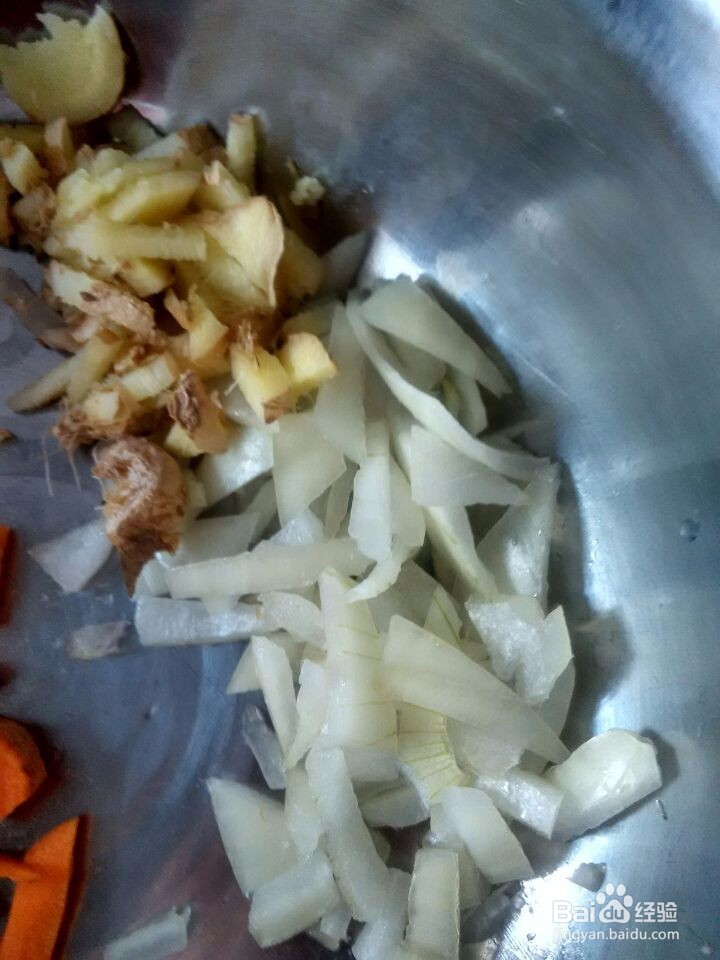 萝卜胡萝卜丝炒肉