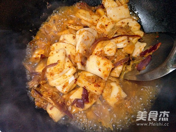 【果子木】韩式辣白菜炒年糕