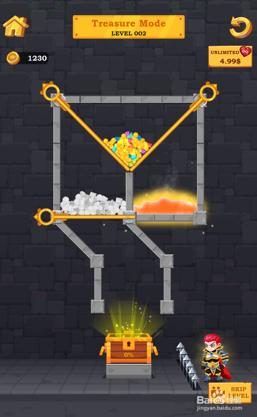 Teen Hero里Treasure Mode的LEVEL 2怎样通过