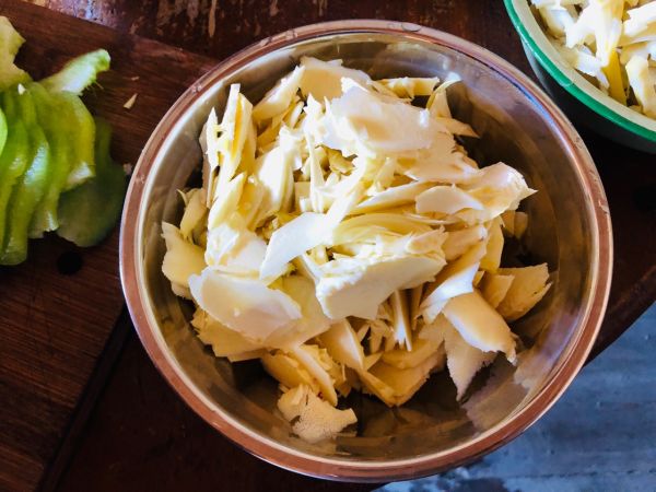 春笋五花烩芥菜