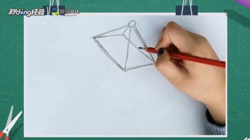 孔明灯简笔画怎么画