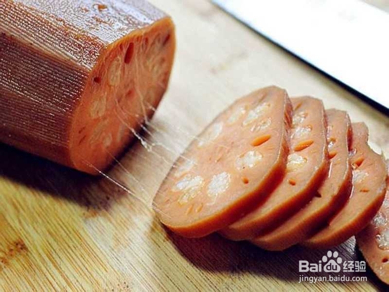 营养美味的桂花糯米藕