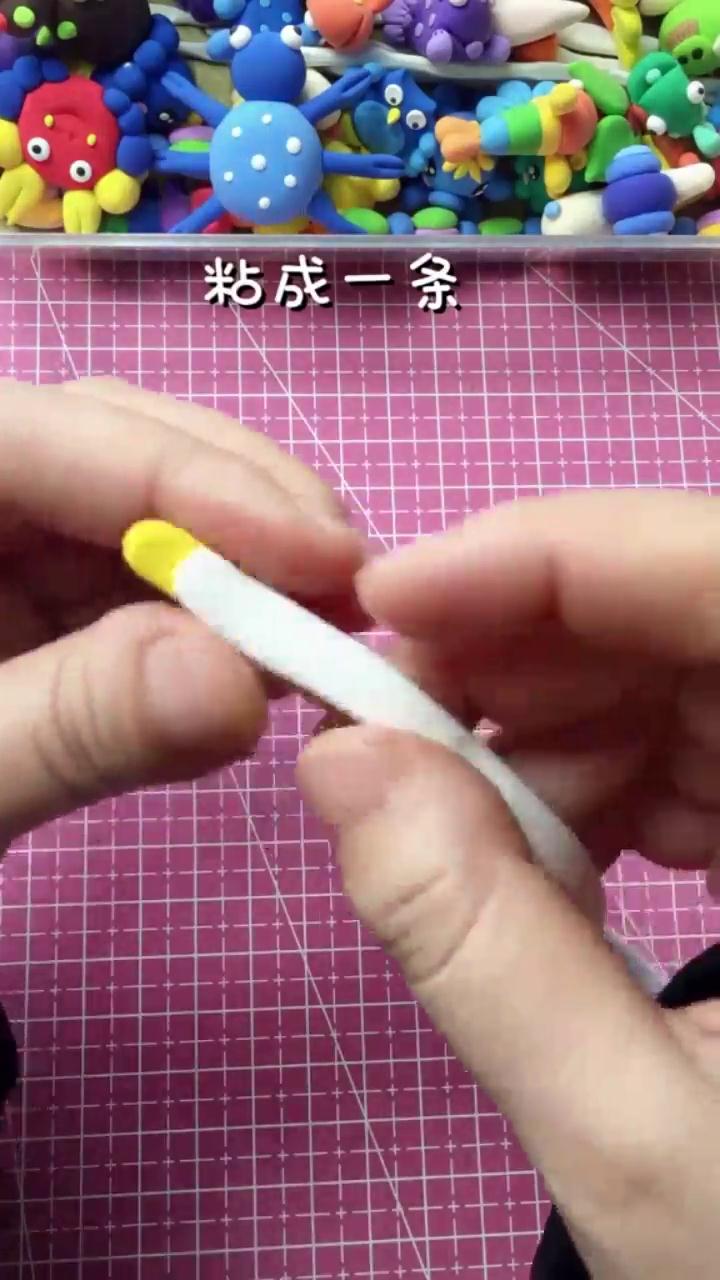 黏土手工棒棒糖怎么做
