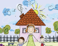 给你推荐适合教小孩子的家庭画