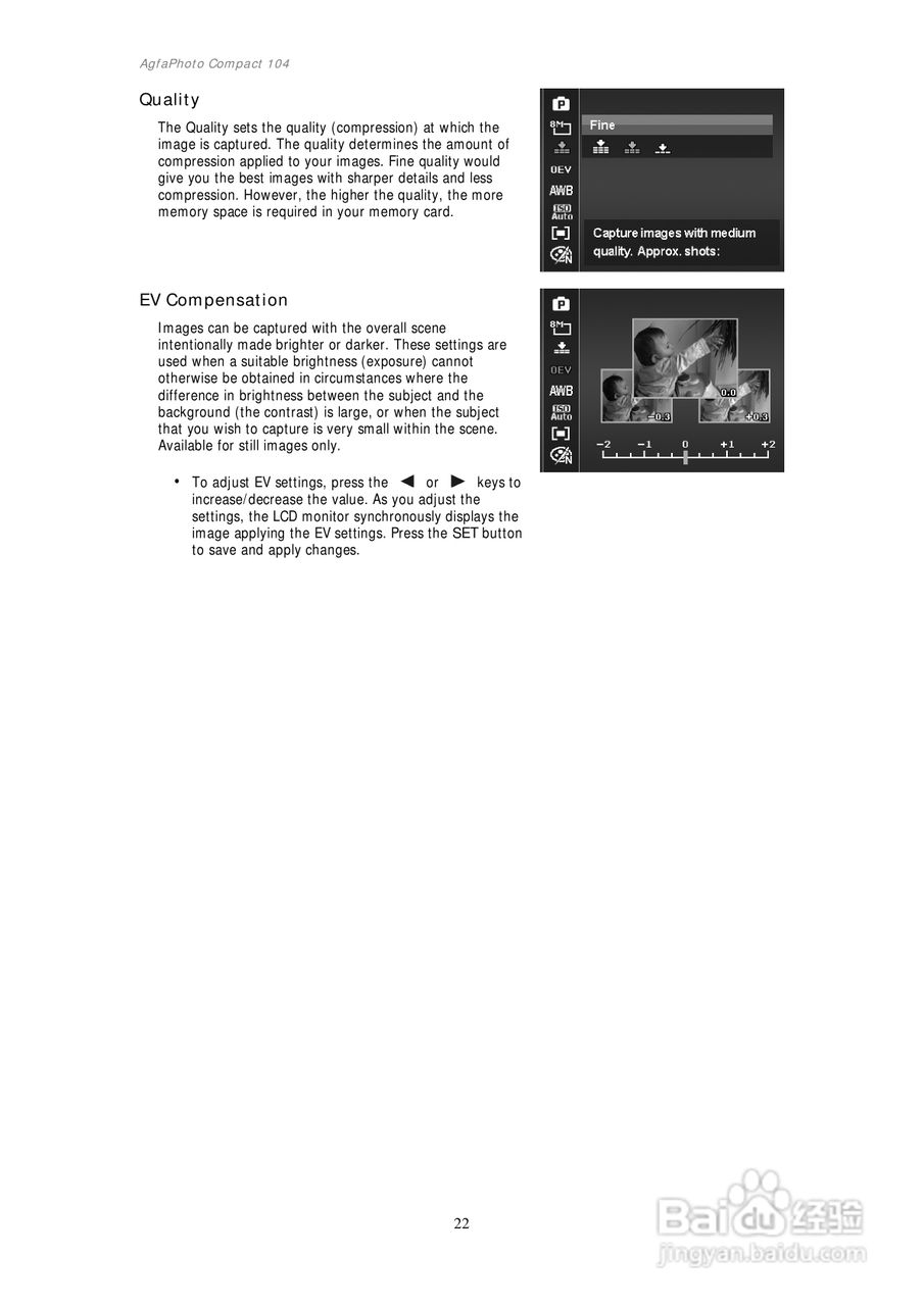 爱克发AgfaPhoto Compact 104数码相机使用说明书:[3]