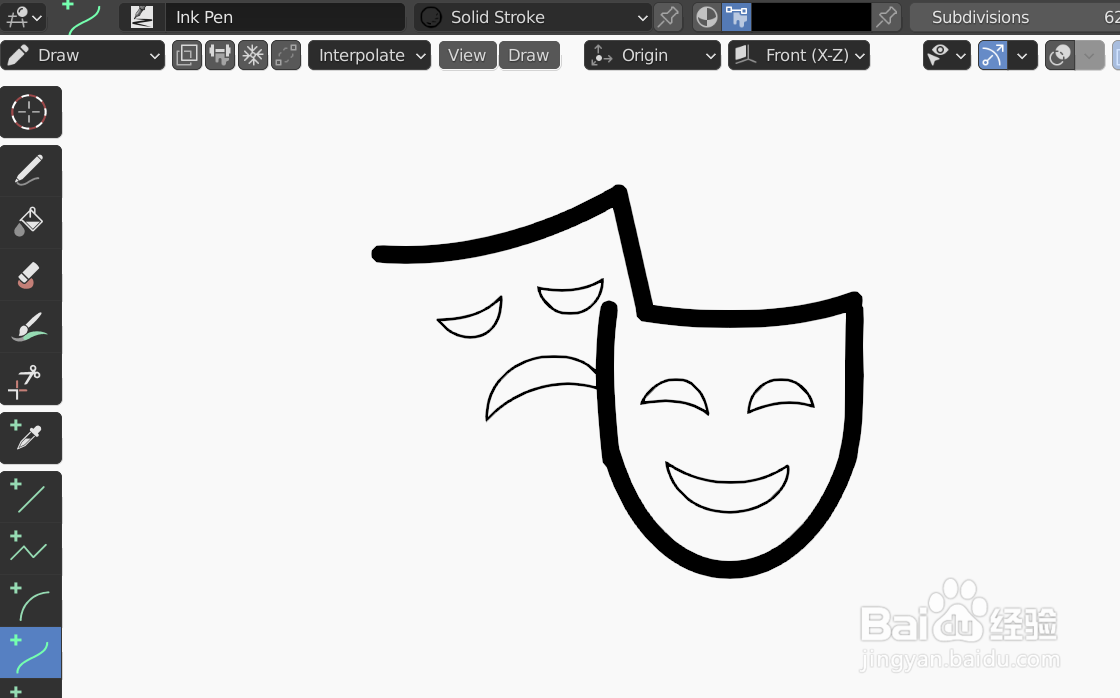 如何使用blender2.9快速设计面具图标简图模型