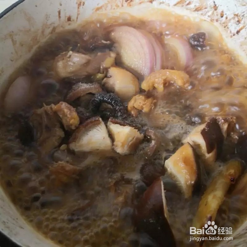 家里做的黄焖鸡