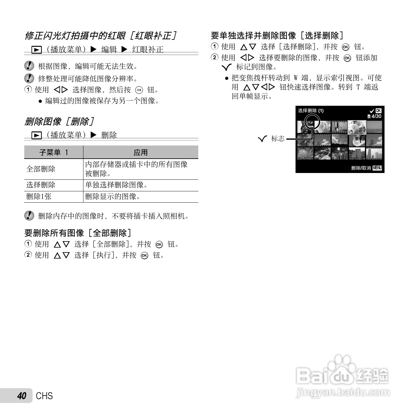 奥林巴斯D-750数码相机使用说明书:[4]