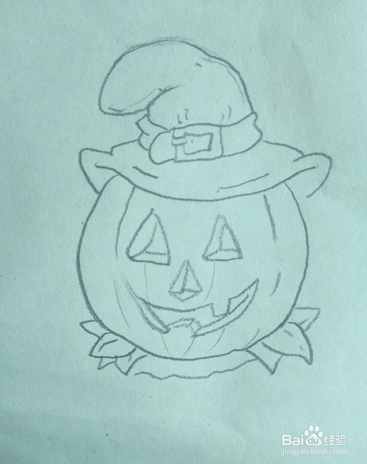 万圣节的南瓜怎么画？