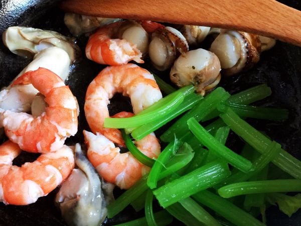 海鲜螺旋五彩意面