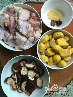 养生食补香菇板栗烧鸡的做法