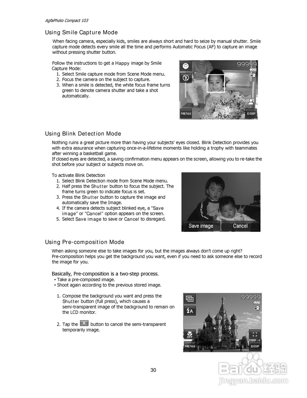 爱克发Compact 103数码相机使用说明书:[4]